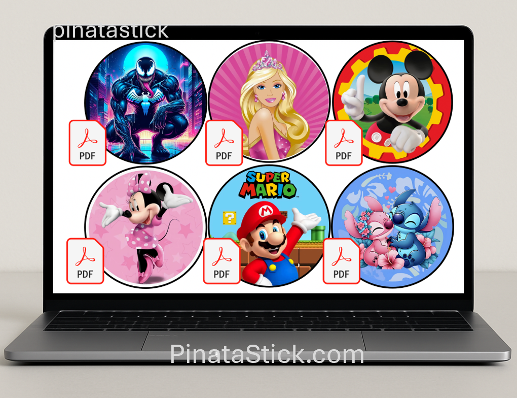 Poster Piñatas Redondas | Round Poster Piñatas